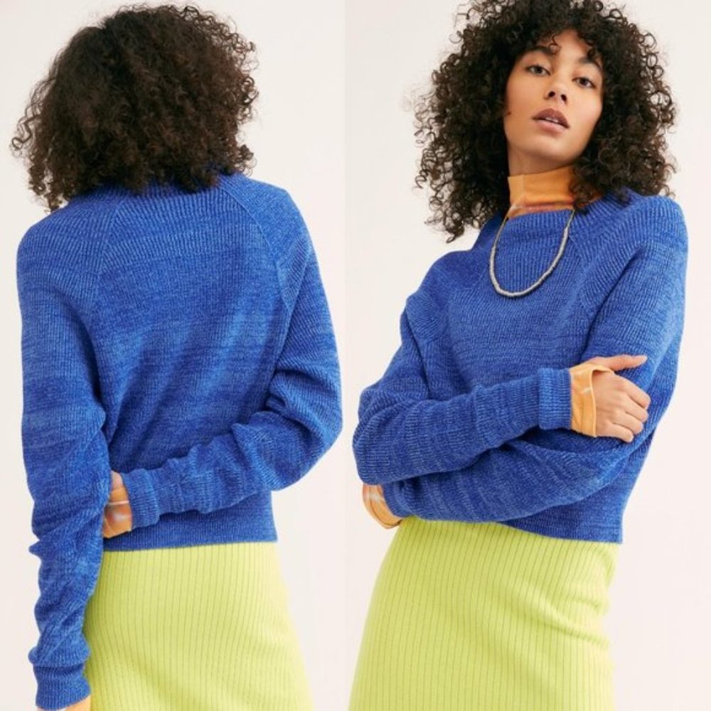 Free People Women's Too Good Pullover - Blue - M